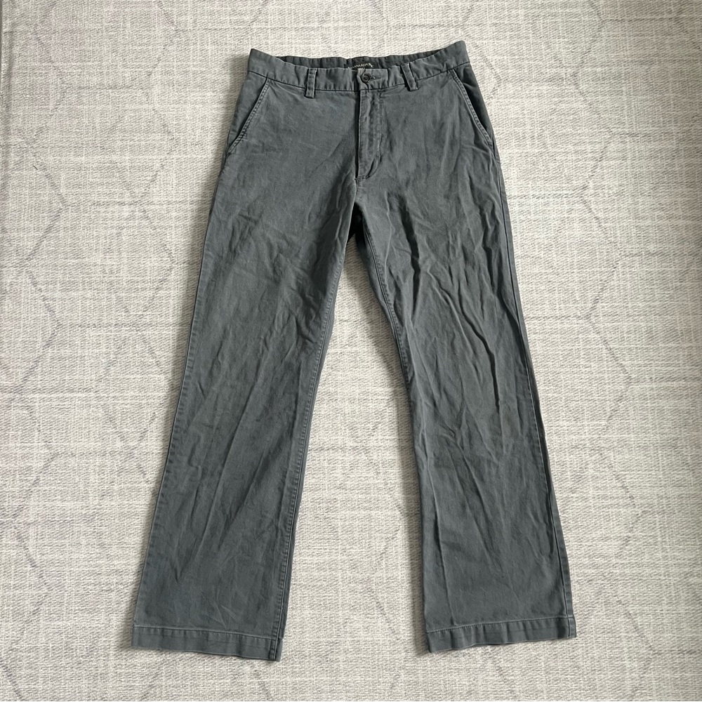 Banana Republic Men’s Dark Grey Business Casual Dress Khaki Pants